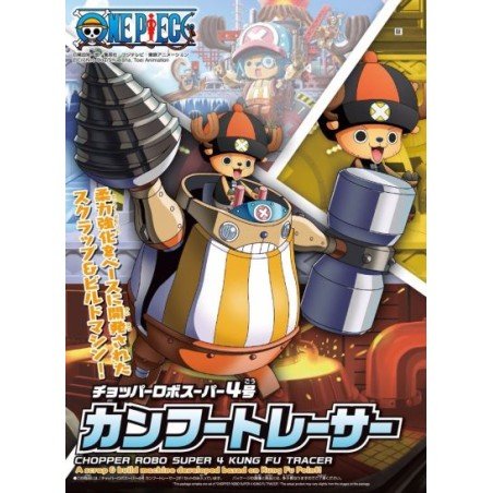 One Piece - Bandai bouwmodell - Chopper Robo Super 4 - Kung Fu tracer | 4573102556219