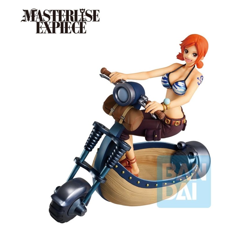 One Piece Playing Love Song in the Sky Ichibansho Masterlise Expiece figurine PVC Nami 18 cm