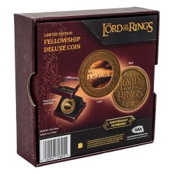 Lord of the Rings Coin with Display Stand The Fellowship