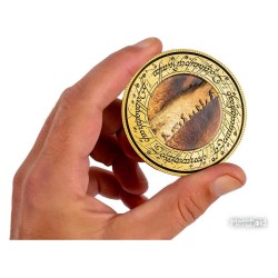 Lord of the Rings Coin with Display Stand The Fellowship