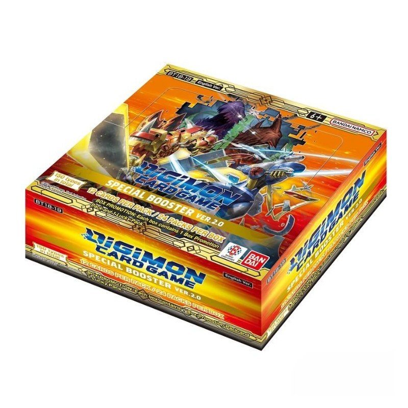 Digimon Card Game - Special Booster Ver.2.0 (BT18-19) - Display 24 Booster Packs EN | 810059788572