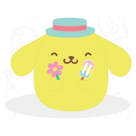 Sanrio Squishmallow peluche Hello Kitty and Friends Seize the Moment Pompompurin Popsicle 20 cm