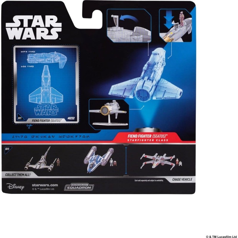 Star Wars Véhicule Moyen Fiend Fighter with Star Navigator 13 cm