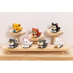 Disney Cats Mini Egg Attack Minifigurines Pounce & Go Series Blind Box 8 cm Assortiment (6)