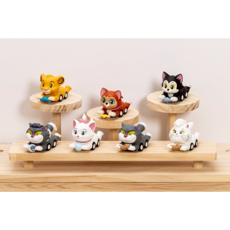 Disney Cats Mini Egg Attack Minifigurines Pounce & Go Series Blind Box 8 cm Assortiment (6)