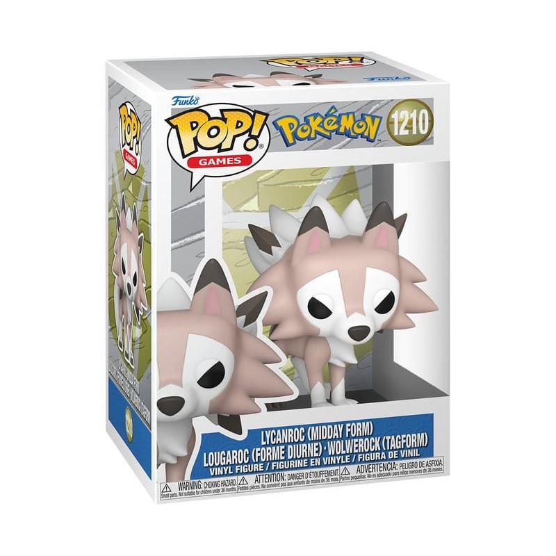 Pokémon POP! Games Vinyl figurine Lycanroc(Midday) 9 cm