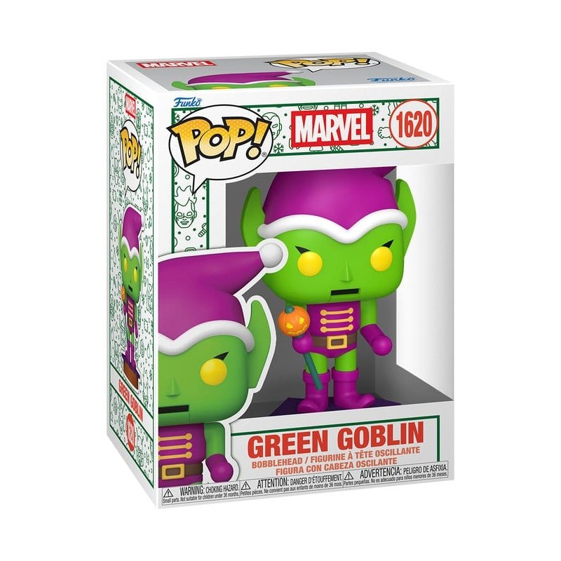 Marvel POP! Vinyl figurine : Holiday S6- Goblin(NTKR) 9 cm