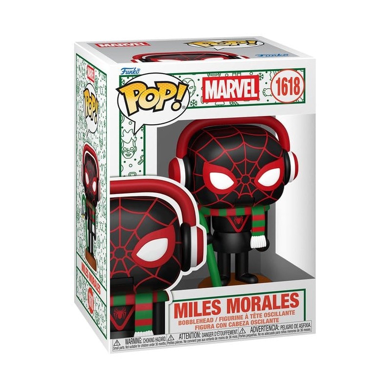 Marvel POP! Vinyl figurine : Holiday S6- Miles(NTKR) 9 cm