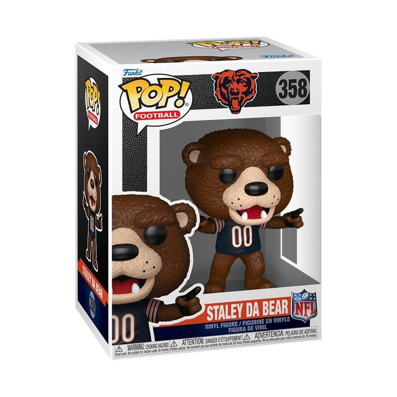 NFL POP! Vinyl figurine Mascots: Bears- Staley 9 cm