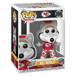NFL POP! Vinyl figurine Mascots: Chiefs- Wolf 9 cm