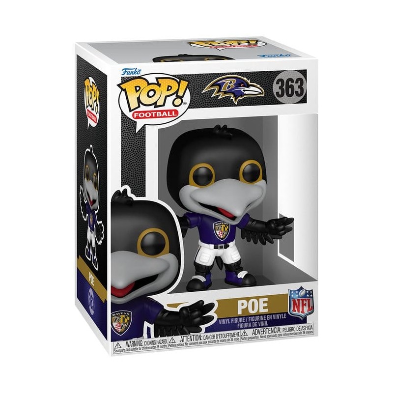 NFL POP! Vinyl figurine Mascots: Ravens- Poe 9 cm