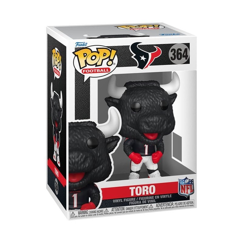 NFL POP! Vinyl figurine Mascots: Texans- Toro 9 cm
