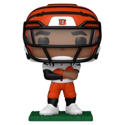 NFL POP! Vinyl figurine : Bengals- Ja'Marr Chase (clear visor) 9 cm