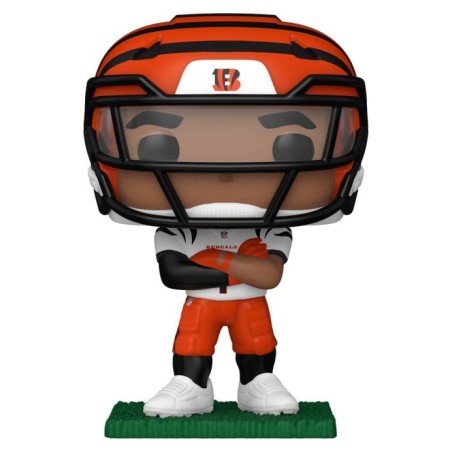 NFL POP! Vinyl figurine : Bengals- Ja'Marr Chase (clear visor) 9 cm