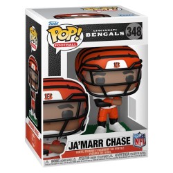 NFL POP! Vinyl figurine : Bengals- Ja'Marr Chase (clear visor) 9 cm