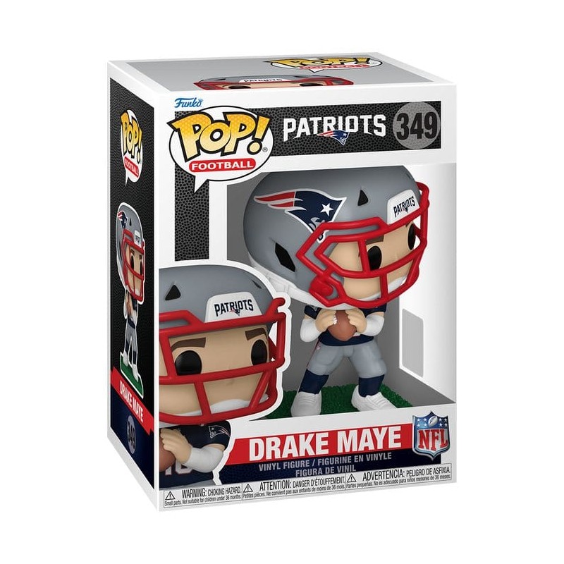 NFL POP! Vinyl figurine Drake Maye 9 cm