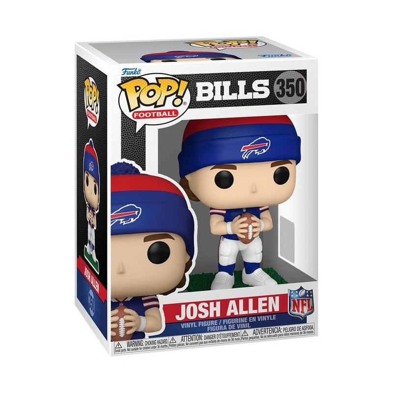 NFL POP! Vinyl figurine : Bills- Josh Allen (Beanie) 9 cm
