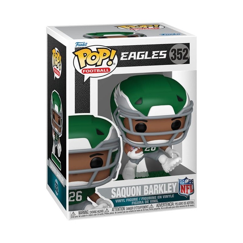 NFL POP! Vinyl figurine : Eagles- Saquon Barkley 9 cm