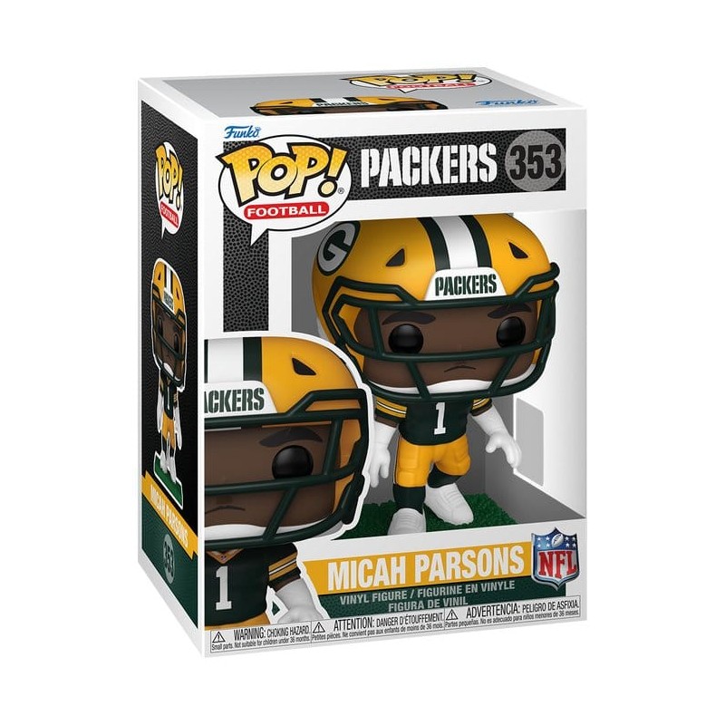 NFL POP! Vinyl figurine : Packers - Micah Parsons 9 cm