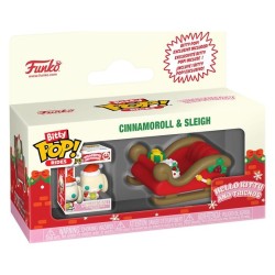 Hello Kitty Bitty POP! Rides Vinyl figurine Holiday- Sleigh with CMRL 2 cm