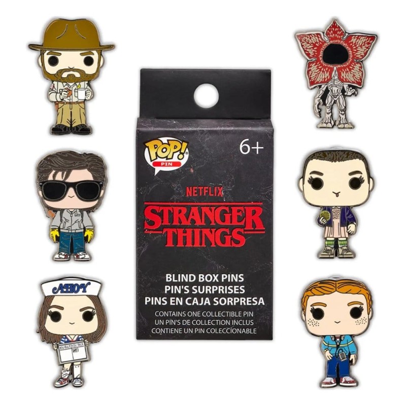 Stranger Things: Characters Blind Box Pin Set Display (12)