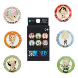 One Piece by Loungefly Enamel Pins Chibi Blind Box Assortment (12)