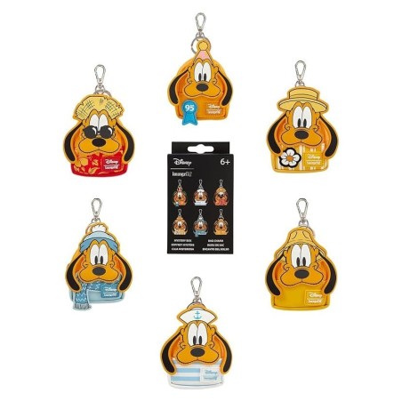 Disney by Loungefly assortiment porte-clés Blind Box Pluto 95th Anniversary Mini Backpack (15)
