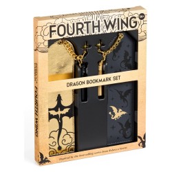 Fourth Wing pack 2 marque-pages Dragon 15 cm
