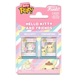 Sanrio pack 2 Bitty POP! Vinyl figurines HK & PomPom 2 cm