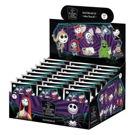 L'Étrange Noël de monsieur Jack 3D porte-clés en PVC série 11 Blind Bag Display (24)