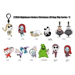 The Nightmare Before Christmas 3D PVC Bag Clips Series 11 Blind Bag Display (24)