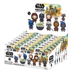 Star Wars The Mandalorian 3D porte-clés en PVC série 3 Blind Bag Display (24)