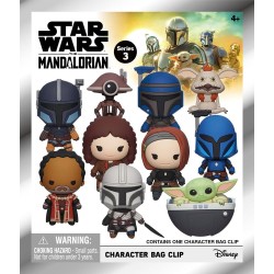Star Wars The Mandalorian 3D porte-clés en PVC série 3 Blind Bag Display (24)