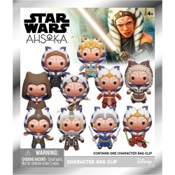 Star Wars Ahsoka 3D porte-clés en PVC série 1 Blind Bag Display (24)