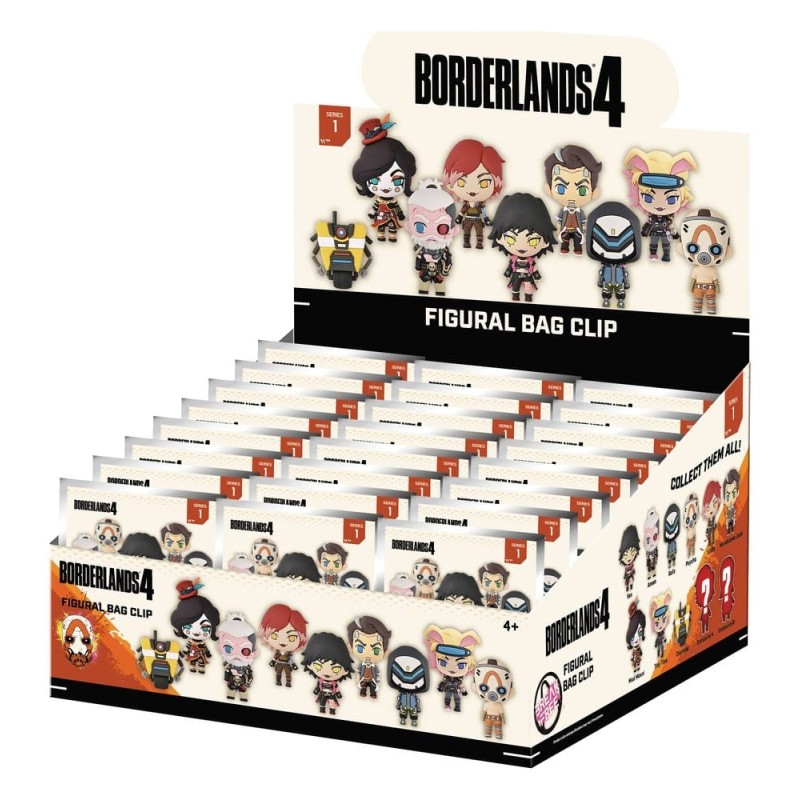 Borderlands 3D porte-clés en PVC série 1 Blind Bag Display (24)