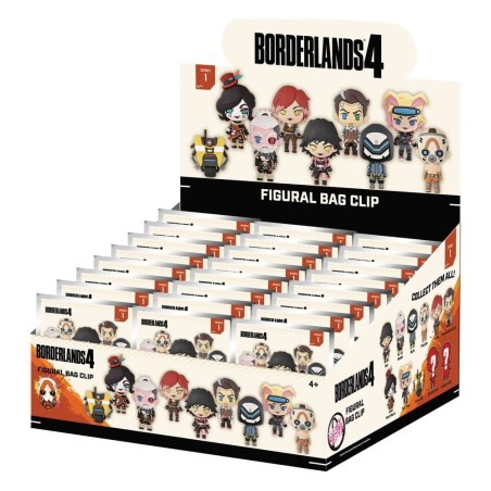 Borderlands 3D porte-clés en PVC série 1 Blind Bag Display (24)