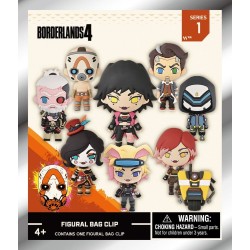 Borderlands 3D PVC Bag Clips Series 1 Blind Bag Display (24)