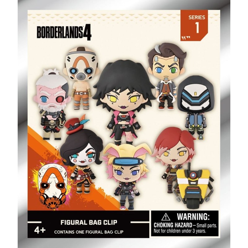 Borderlands 3D porte-clés en PVC série 1 Blind Bag Display (24)