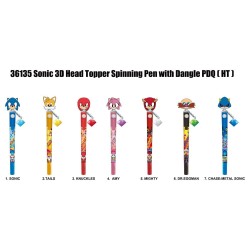 Sonic 3D Head Topper Spinning Pen Display (12)