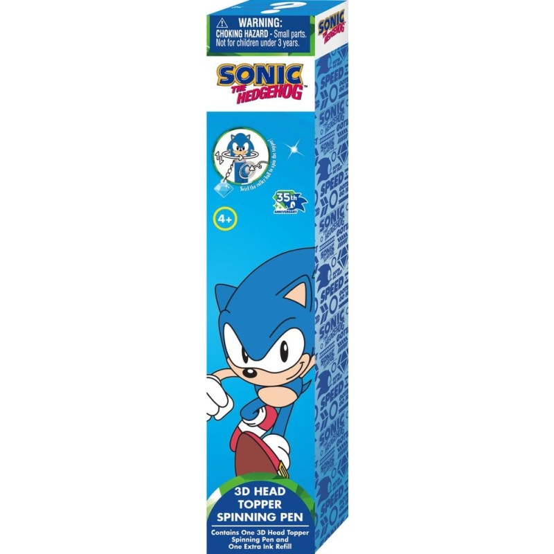 Sonic 3D Head Topper Spinning Pen Display (12)