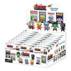 Marvel 3D PVC Bag Clips Series 1 Avengers 60th Comic Covers Blind Bag Display (24)