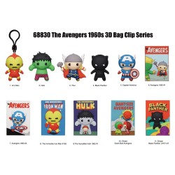Marvel 3D PVC Bag Clips Series 1 Avengers 60th Comic Covers Blind Bag Display (24)