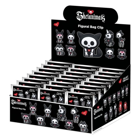 Skelanimals 3D porte-clés en PVC série 1 Blind Bag Display (24)