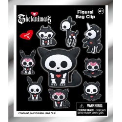 Skelanimals 3D PVC Bag Clips Series 1 Blind Bag Display (24)