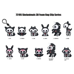 Skelanimals 3D porte-clés en PVC série 1 Blind Bag Display (24)