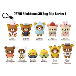 Rilakkuma 3D porte-clés en PVC série 1 Blind Bag Display (24)