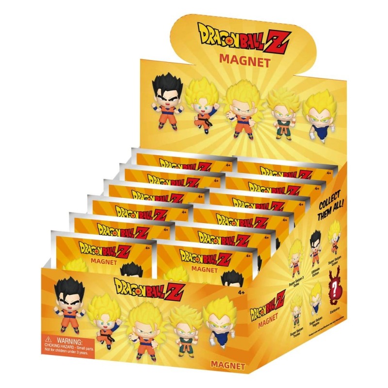 Dragonball Z 3D aimants en PVC Série 1 Blind Bag Display (12)