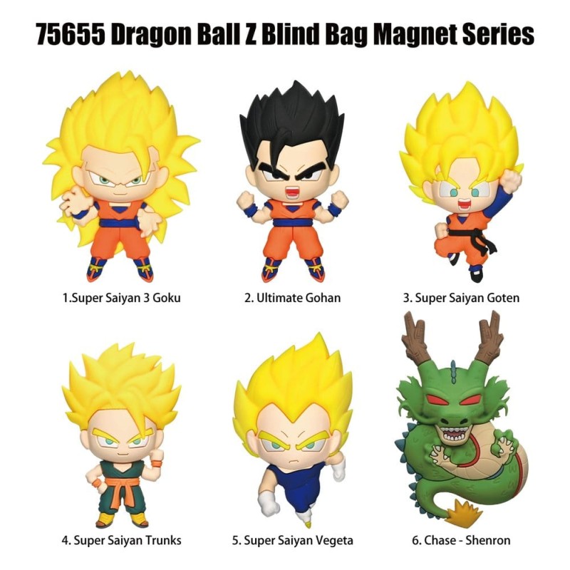 Dragonball Z 3D aimants en PVC Série 1 Blind Bag Display (12)