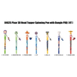 Pixar 3D Head Topper Stylo Rotatif Présentoir (12)