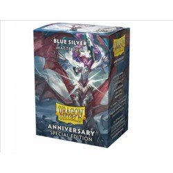 Dragon Shield Dual Matte Sleeves Special Edition - Blauw Zilver (100 Hoesjes)